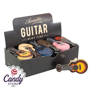 Acoustic Guitar Assorted Mints Tin - 24ct