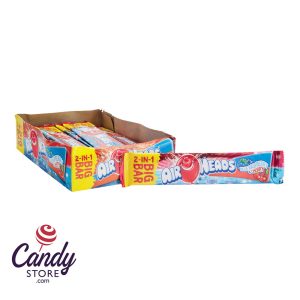 Airheads Big Bar 2 in 1 Blue Raspberry and Cherry - 24ct