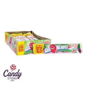 Airheads Big Bar 2 in 1 Strawberry and Watermelon - 24ct