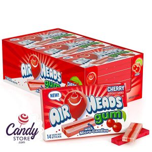 Airheads Cherry Gum 14 Piece - 12ct