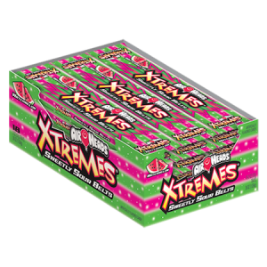 Airheads Extreme Sour Belts Watermelon - 18ct