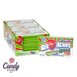Airheads Watermelon Gum 14 Piece - 12ct