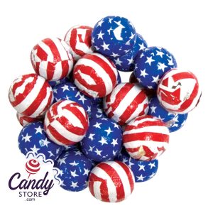 American Flag Chocolate Balls - 5lb
