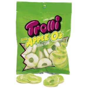 Apple O's Gummi Rings Trolli - 12ct Bag