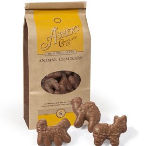 Asher's Milk Chocolate Animal Crackers Bags - 12ct