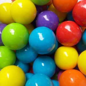 Assorted Color Splash Gumballs - 2lb