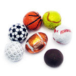 Assorted Sports Chocolate Balls - 5lb