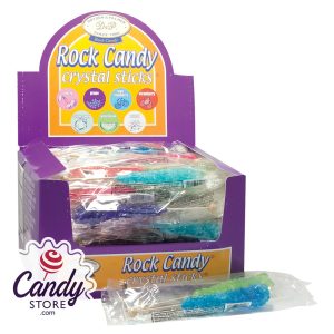 Assorted Wrapped Rock Candy Sticks Dryden & Palmer - 60ct