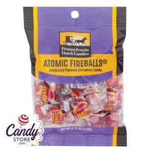 Atomic Fireballs Clear Window Peg Bags - 12ct