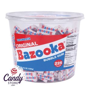 Bazooka Bubble Gum Tub 47oz - 225ct
