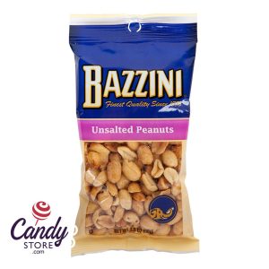 Unsalted Peanuts Bazzini 3.5oz Peg Bags - 12ct