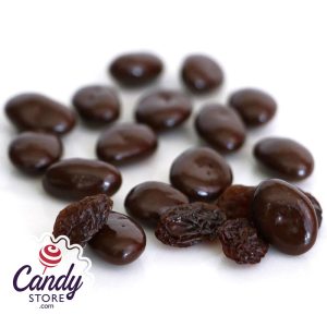 Belgian Dark Chocolate Raisins - 10lb Bulk