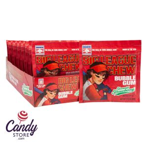 Big League Chew Girls Strawberry Packs - 12ct