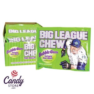 Big League Chew Sour Apple - 12ct