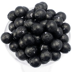 Black Foil Chocolate Balls - 10lb
