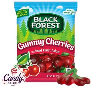 Black Forest Gummy Cherries - 12ct