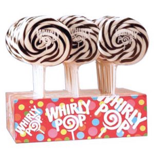 Black Whirly Pops - 24ct Displays