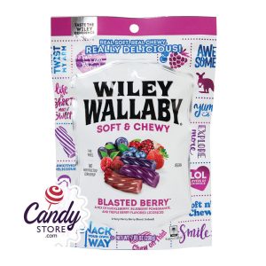 Blasted Berry Licorice Wiley Wallaby - 12ct Peg Bags