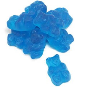 Blue Raspberry Gummi Bears - 5lb