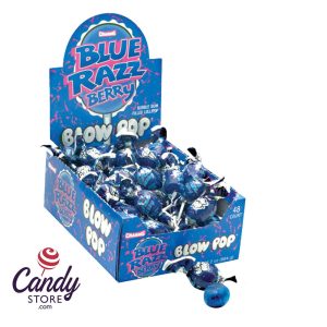 Blue Razzberry Blow Pops - 48ct