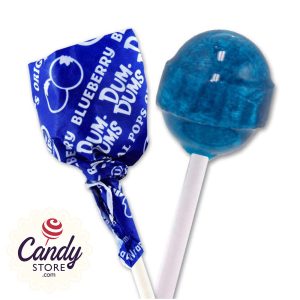 Blueberry Dum Dums Lollipops - 75ct
