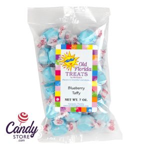 Blueberry Old Florida Treats Taffy - 12ct Bags