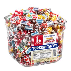 Bonomo Turkish Taffy Bites - 216pc Tub