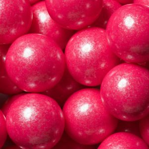 Bright Pink Shimmer Gumballs - 2lb