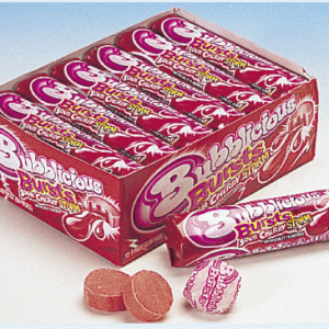 Bubblicious Bursts Sour Cherry Storm Sticks - 12ct box