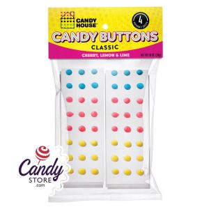 Original Candy Buttons 1oz Peg Bags - 24ct