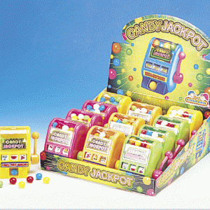 Candy Jackpot Slot Machine Dispenser - 12ct