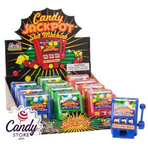 Candy Slot Machine Jackpot Toy Candy Dispensers - 12ct