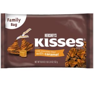 Caramel Hersheys Kisses - 18oz