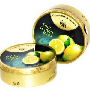 Cavendish & Harvey Lemon Drops Tin - 12ct
