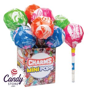 Charms Mini Mega Pops Lollipops - 10ct