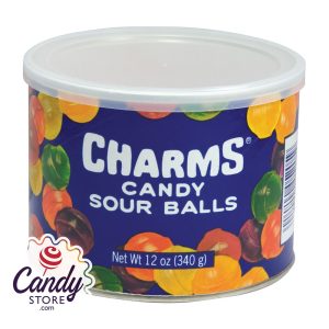 Charms Sour Balls Tins - 12ct