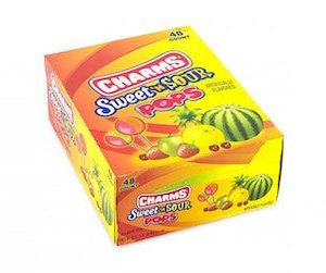 Charms Sweet & Sour Pops - 48ct