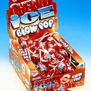 Cherry Ice Blow Pops - 48ct