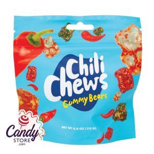 Chili Chews Gummy Bears Candy - 16ct Pouches