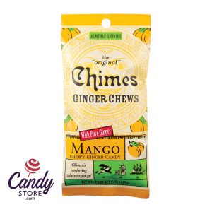 Chimes Mango Ginger Chews 1.5oz Bag - 12ct