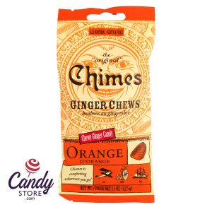 Chimes Orange Ginger Chews 1.5oz Bag - 12ct