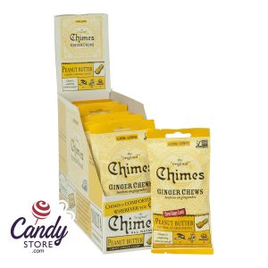 Chimes Peanut Butter Ginger Chews 1.5oz Bag - 12ct