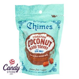 Chimes Toatste Coconut Hard Toffee 3.5oz Pouch - 12ct