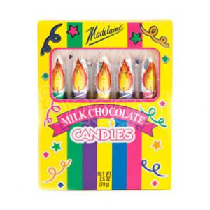 Chocolate Party Candles - 24ct