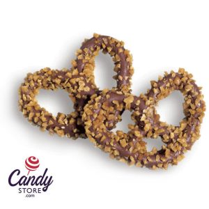 Chocolate and Toffee Covered Pretzels - 6lb
