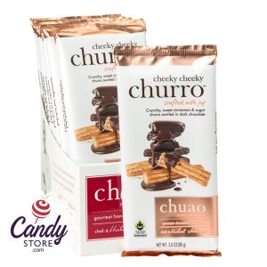 Chuao Dark Chocolate Cheeky Cheeky Churro 2.8oz Bar - 12ct