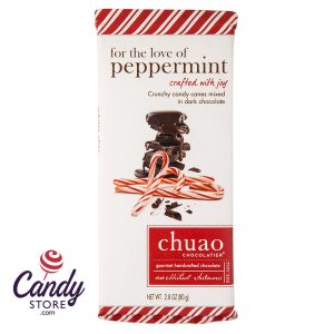 Chuao Dark Chocolate For The Love Of Peppermint 2.8oz Bar - 12ct