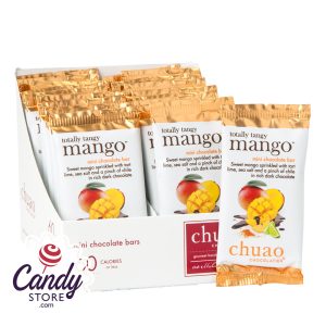 Chuao Mini Dark Chocolate Totally Tangy Mango 0.39oz Bar - 24ct