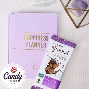 Chuao Ooh Ahh! Almond Dark Chocolate Bars - 10ct