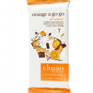Chuao Orange A-Go-Go Dark Chocolate Bars - 12ct